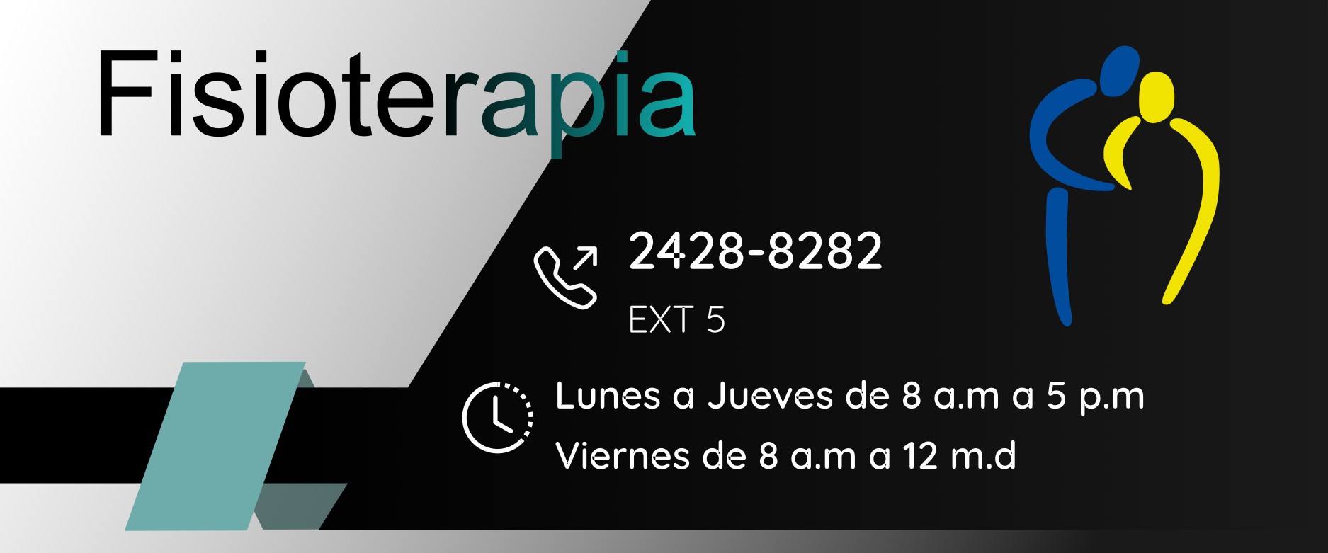 Carta de comunicaci&oacute;n con la persona encargada de Fisioterapia - posee n&uacute;mero de tel&eacute;fono y horario disponible